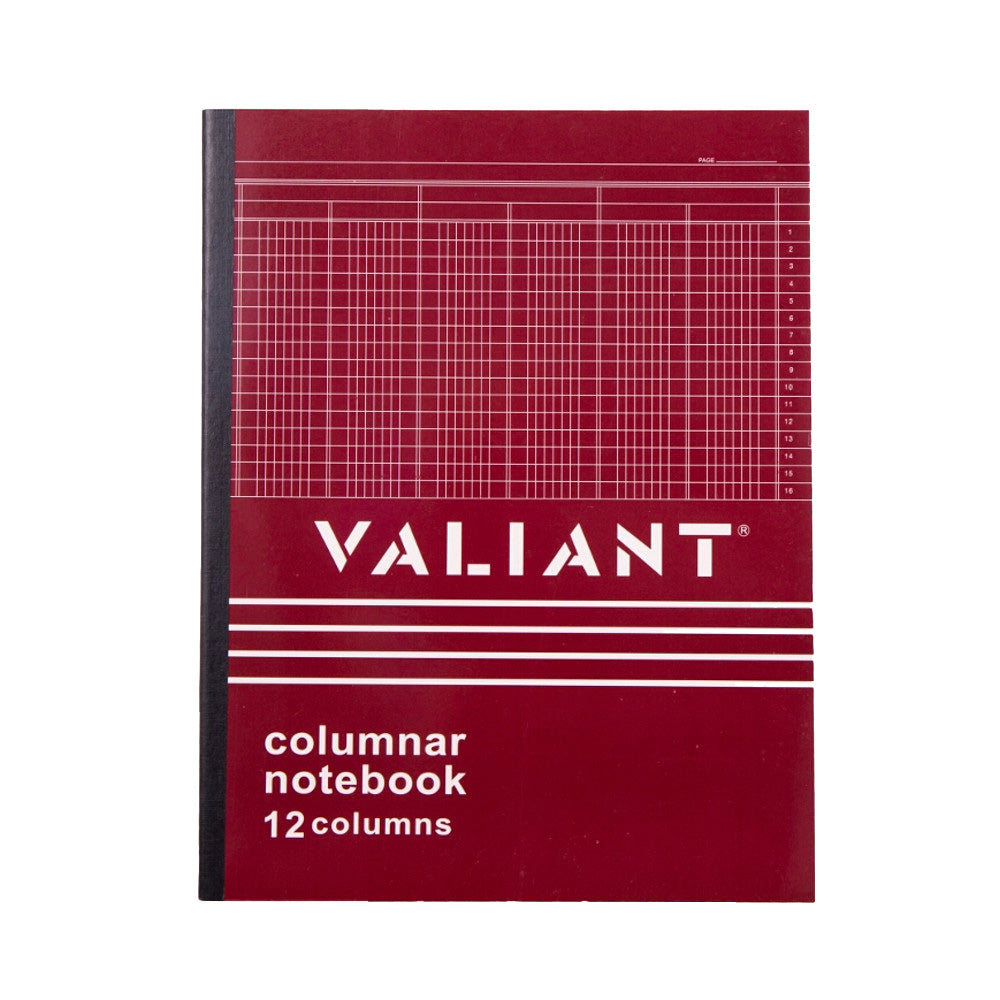 Valiant Columnar Notebook 8.5X11" 50 Leaves 12 Columns