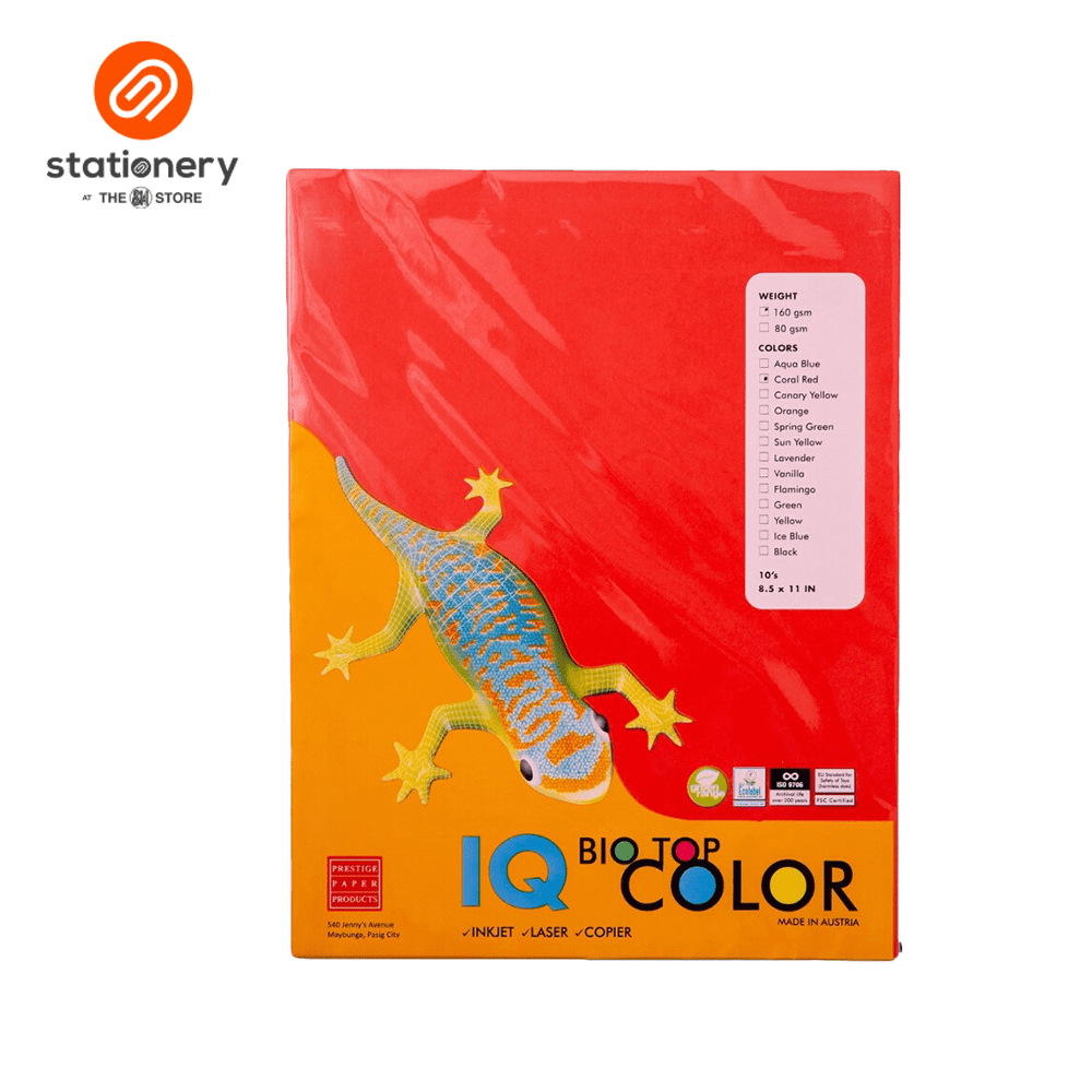 Biotop Color Board 160gsm Short 10 Sheets per Pack