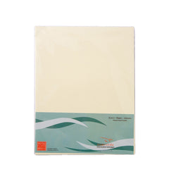 Concorde Laid Board Short 10 Sheets per Pack Light Yellow