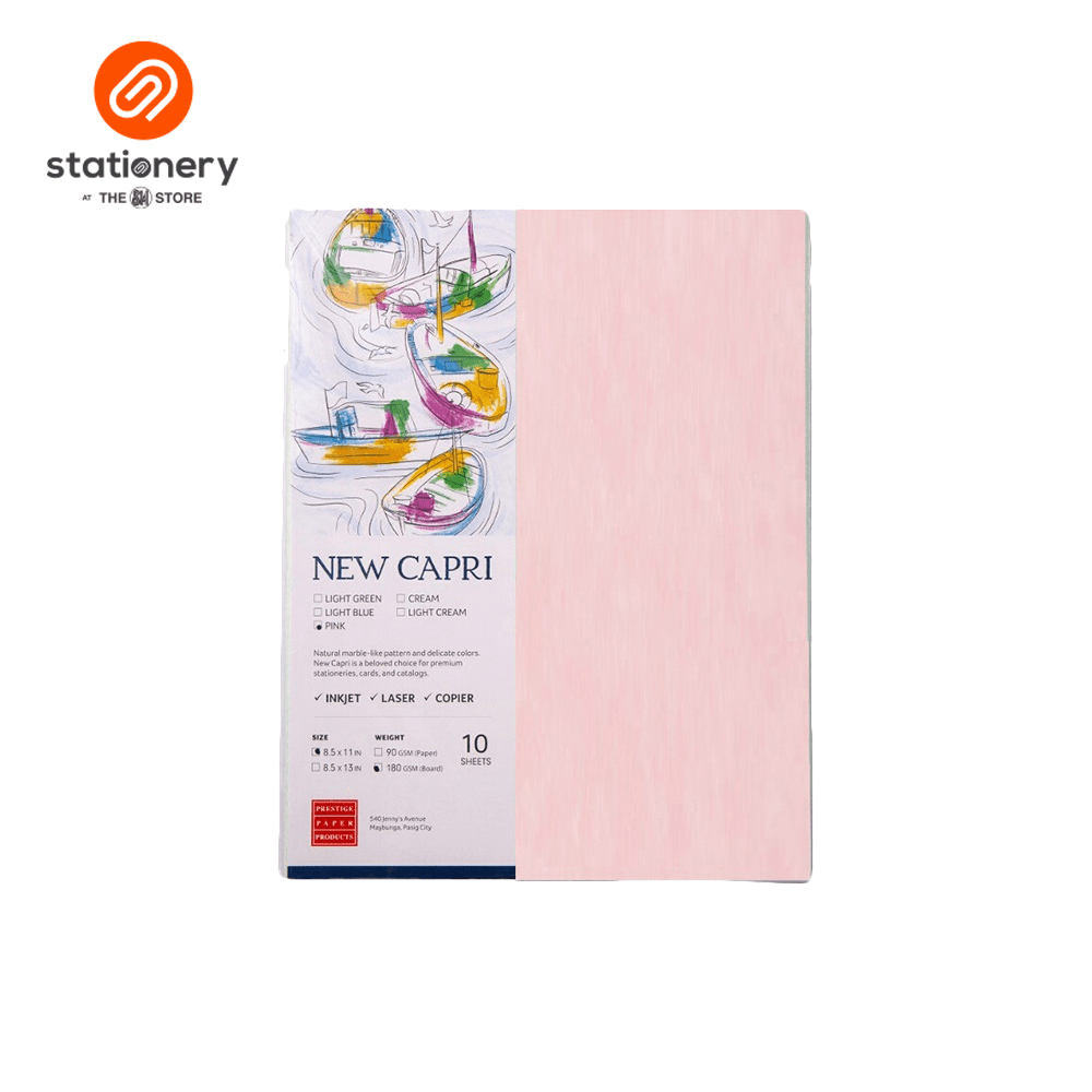 New Capri Specialty Board 180gsm Short, 10 Sheets per Pack