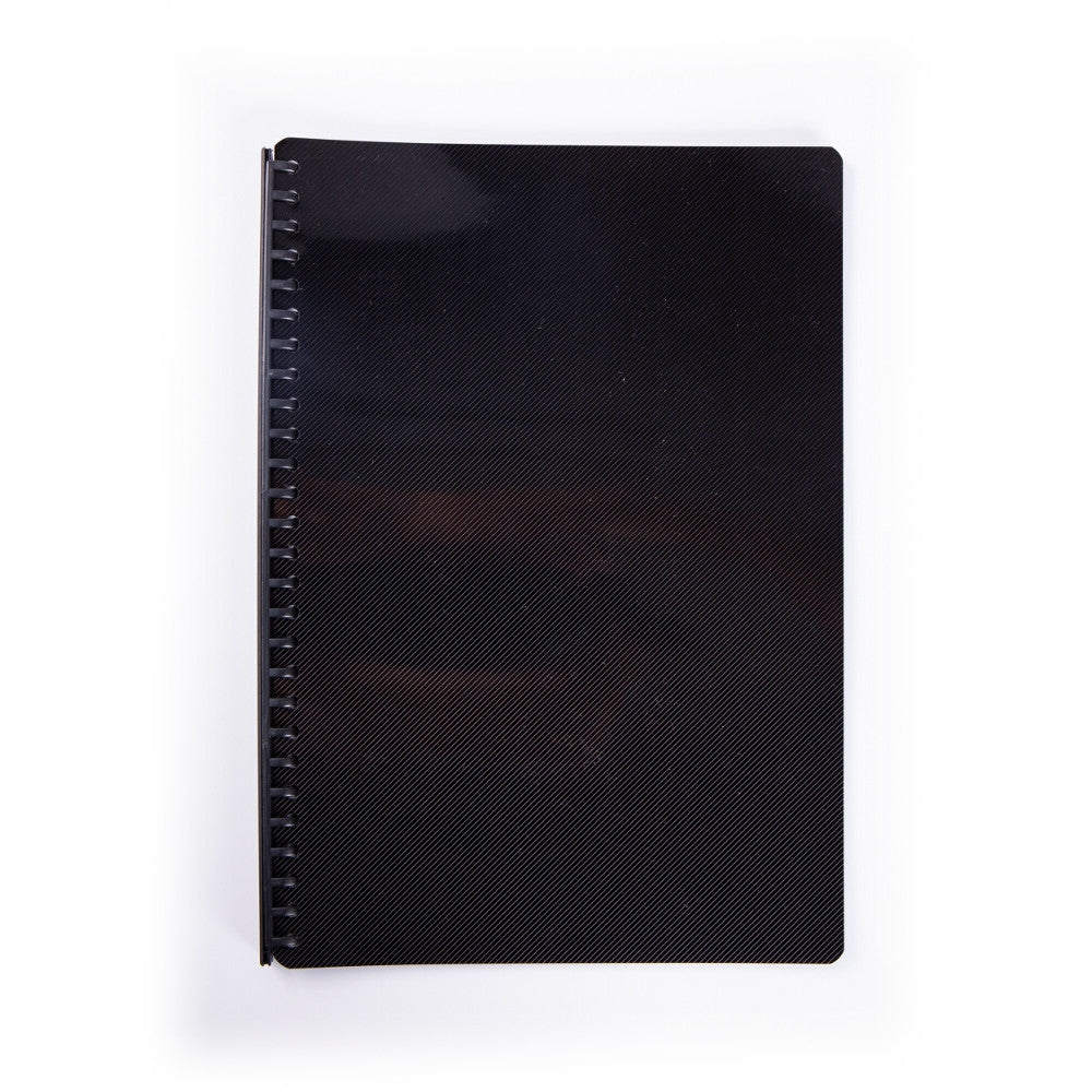 Seagull Refillable Clearbook with Diagonal Lines Long Blue