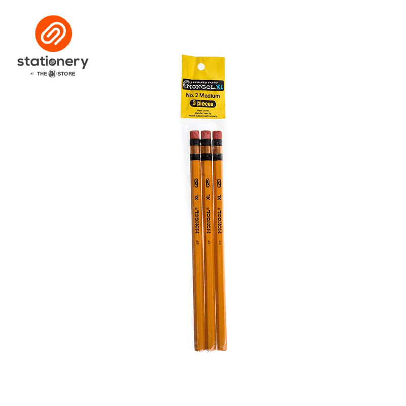 Mongol Pencil XL No.2 Pack of 3-zoom-