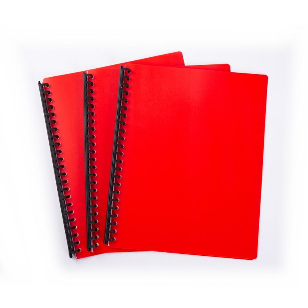 Refillable Clear Book FC Size Pack of 3