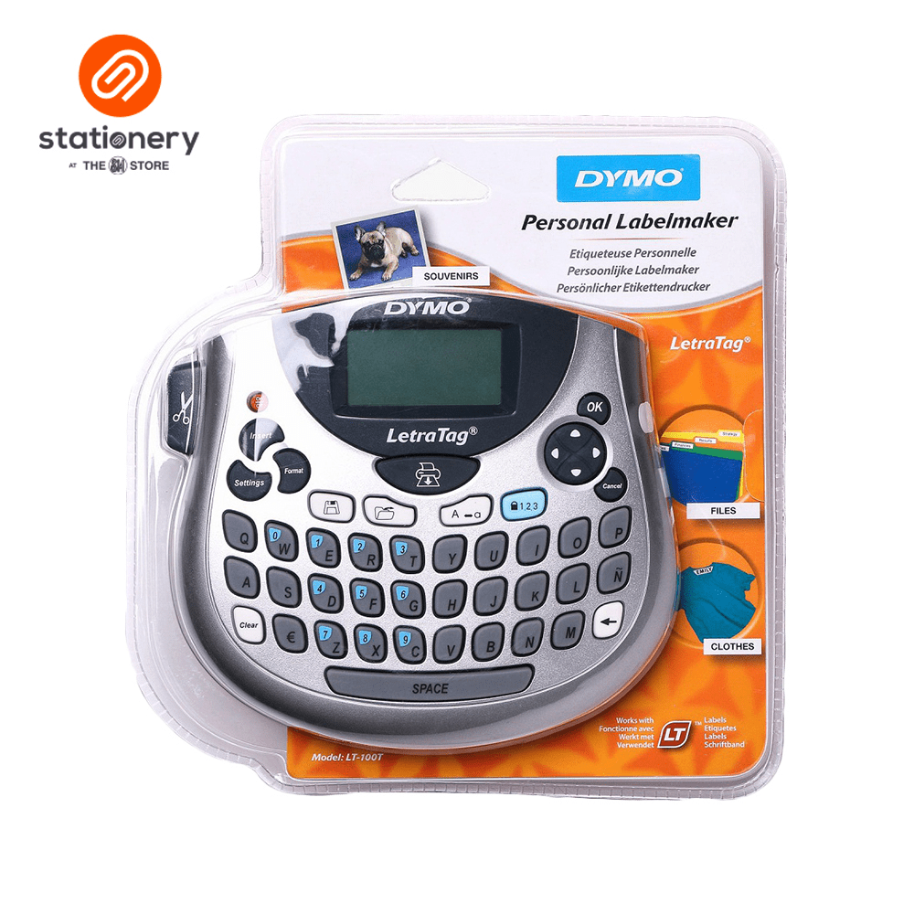 Dymo Letratag Tabletop Label Maker LT100T + FREE 2 Red Tapes – SM