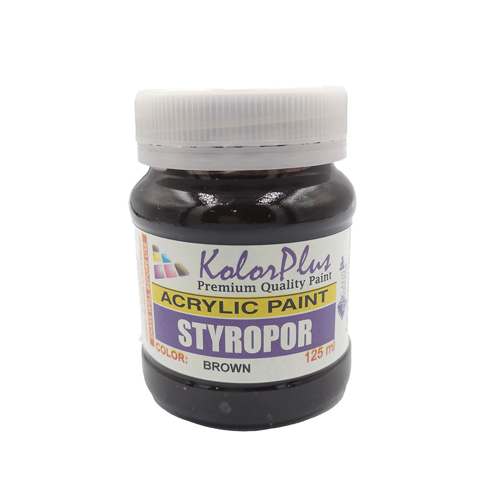 Kolor Plus Styropor Paint 125ml Brown