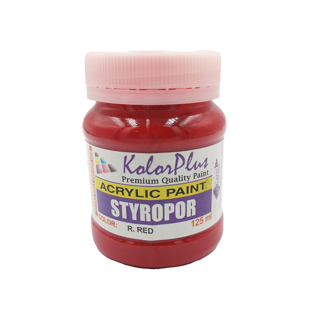 Kolor Plus Styropor Paint 125ml Red