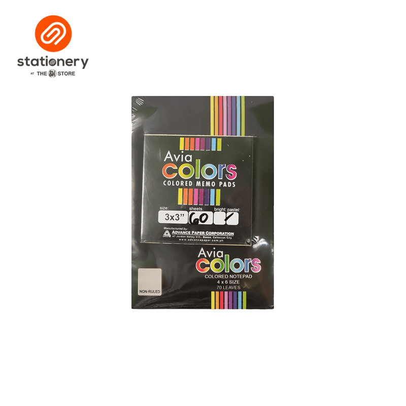 Avia Jotter Pad 4x6" 70lvs 3 Pads with Free 3x3 Memo Pad-zoom-
