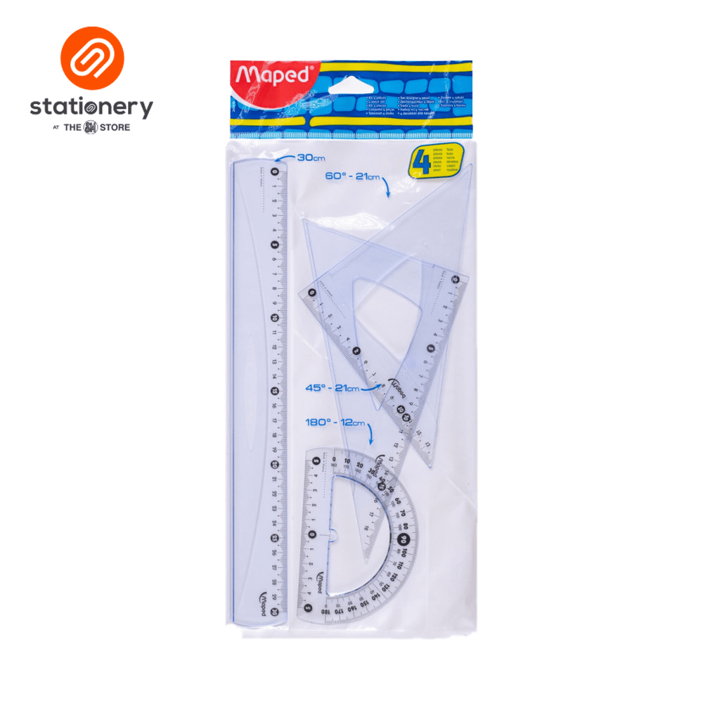 Maped Ruler Set of 4 – SM Stationery