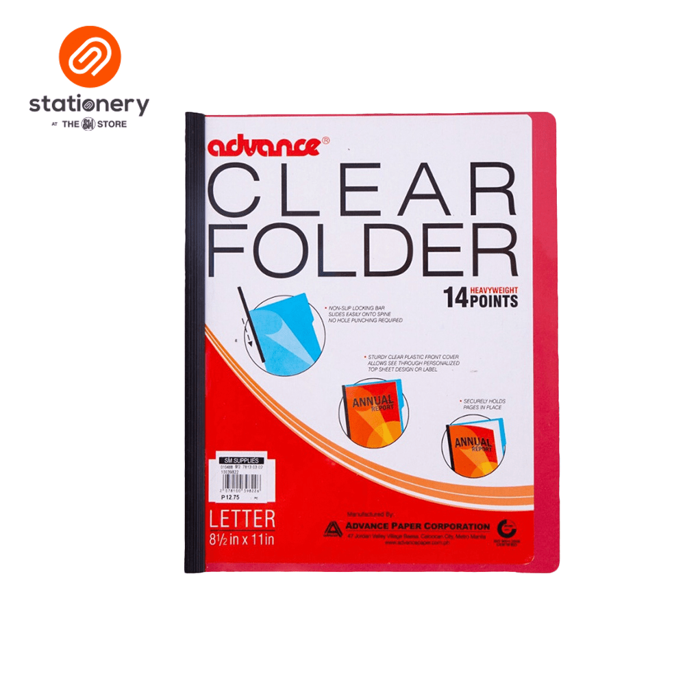 Clear Folder - Letter size-zoom-1