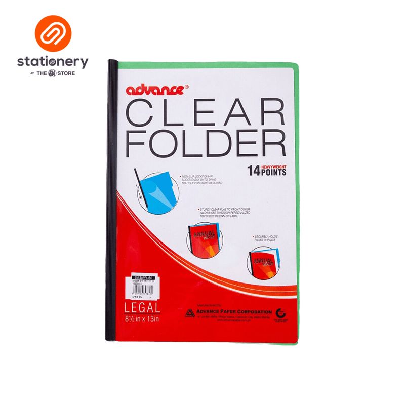 Advance Clear Folder - Legal size-zoom-