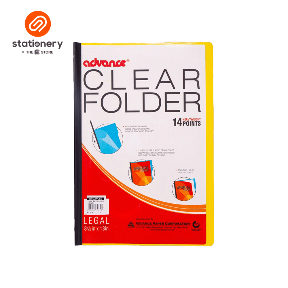 Advance Clear Folder - Legal size