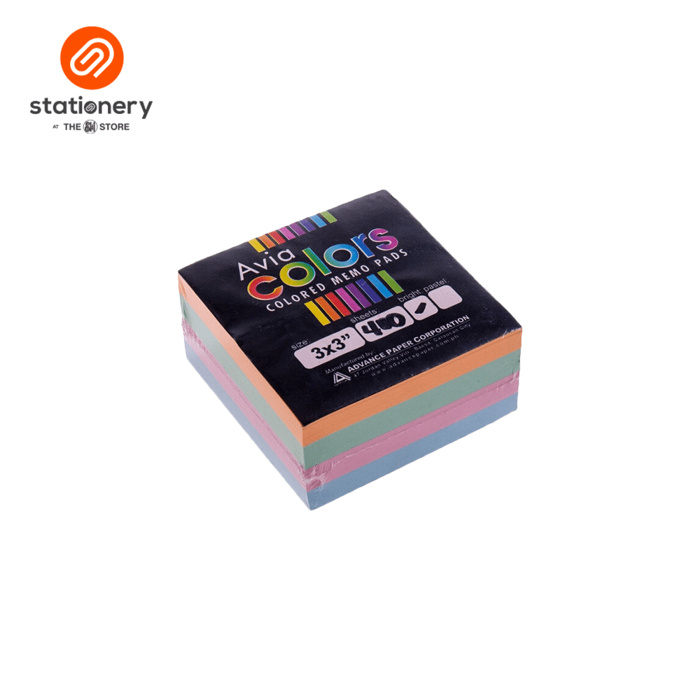 Avia Colors Memo Pad 400 Sheets - 3x3"