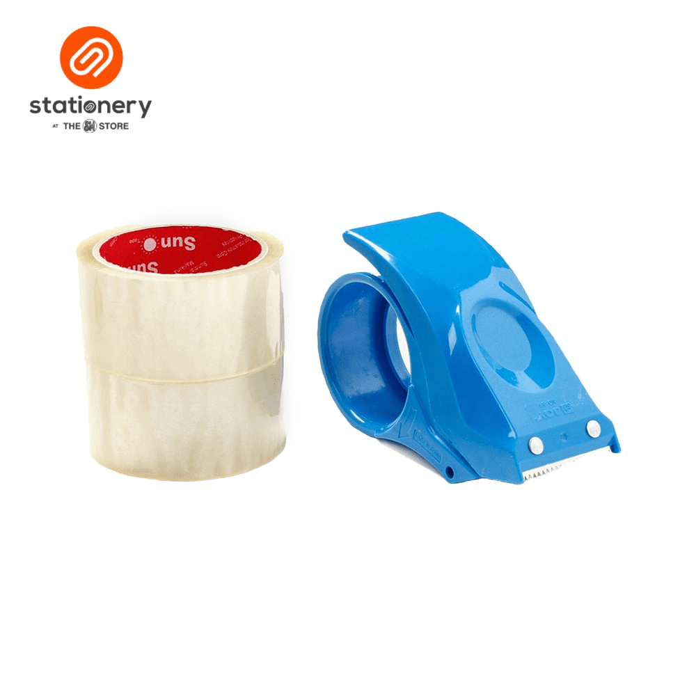 Joy Packaging Tape Dispenser with 2 Clear Packaging Tape-zoom-1