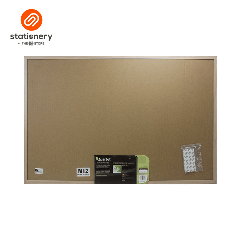 Quartet Bulletin Cork Board 23" x 35" #380352Q-zoom-