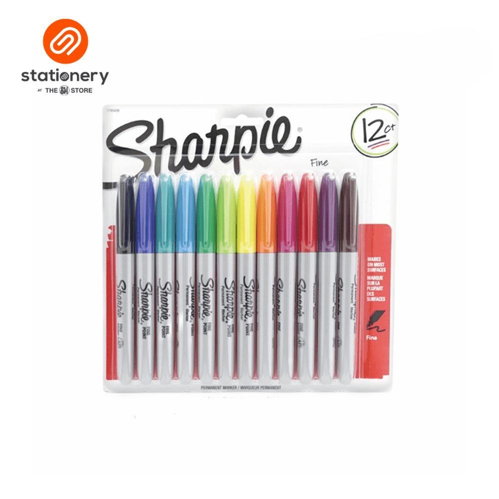 Sharpie Fine Tip Pack of 12 – SM Stationery