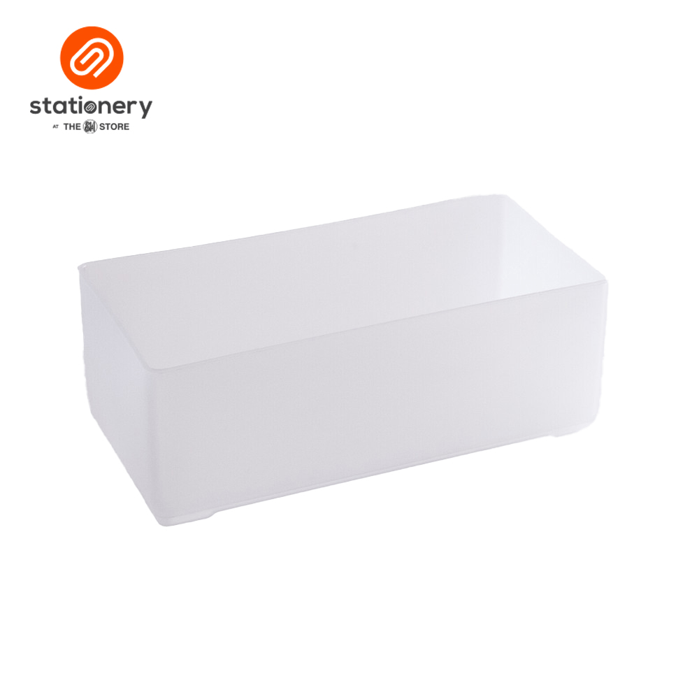 Stackable Organizer Block White 6 x 3 x 2 Inches-3