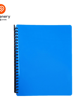 Seagull Refillable Clearbook with Diagonal Lines Short