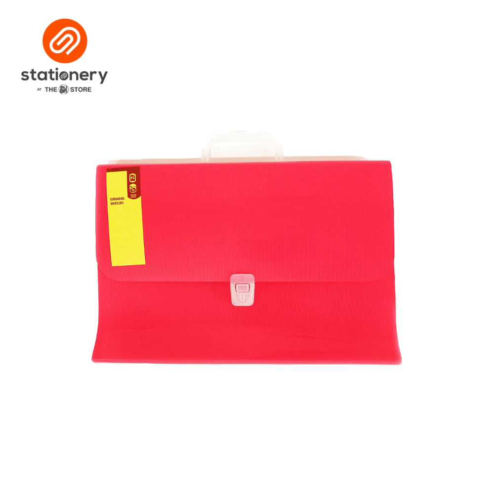 Expanding Document Envelope Vertical Lines Design With Handle 13 Pocke ...