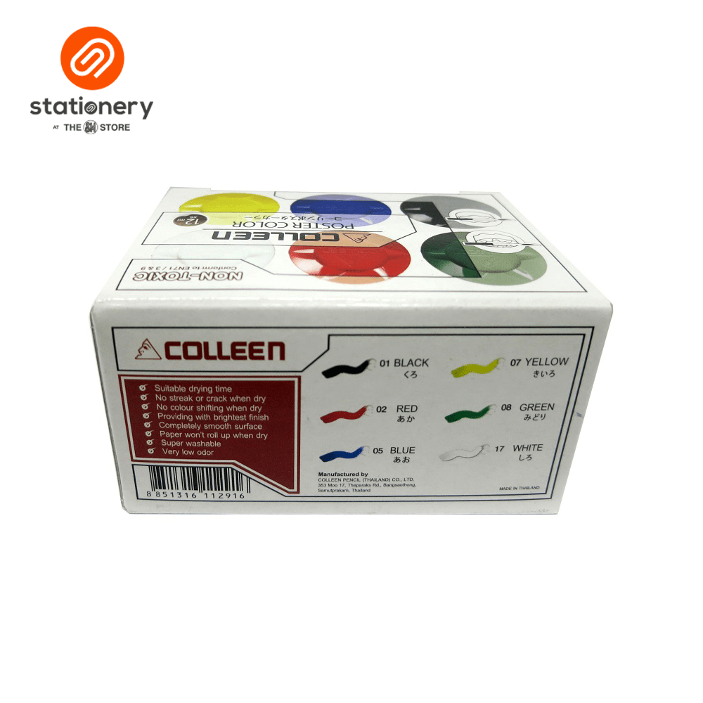 Colleen Poster Colors 12ml 6 Colors-3