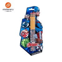 Mongol Marvel Pencils Pack of 3 Captain America
