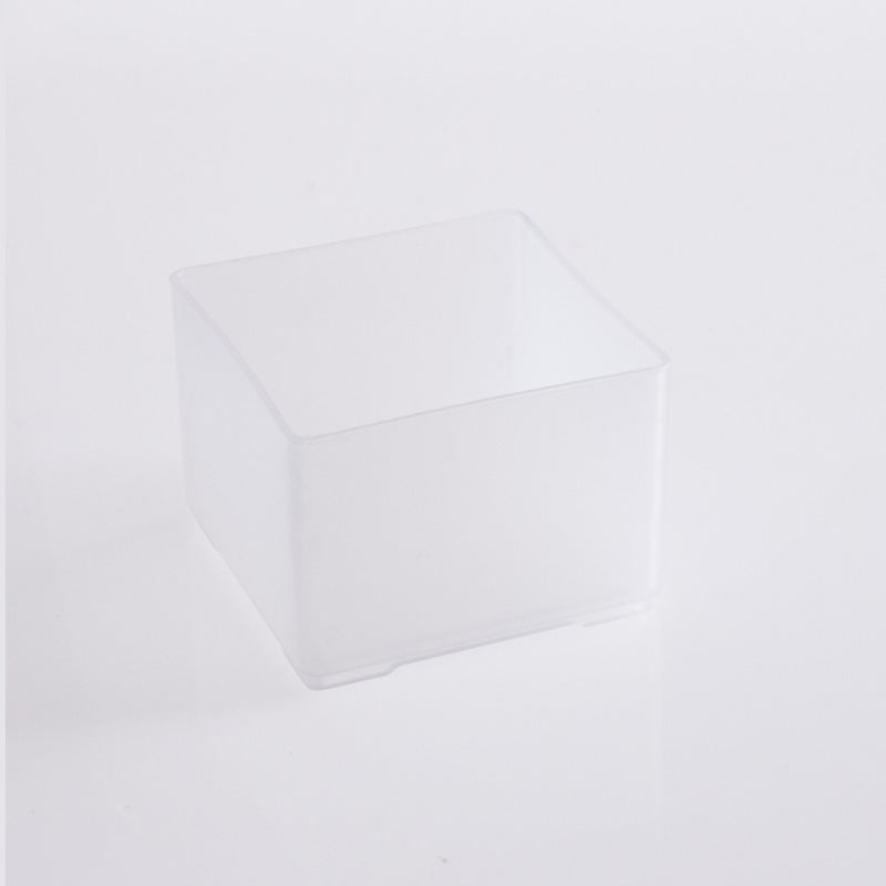 Stackable Organizer Block White 3 x 3 x 2 Inches-zoom-