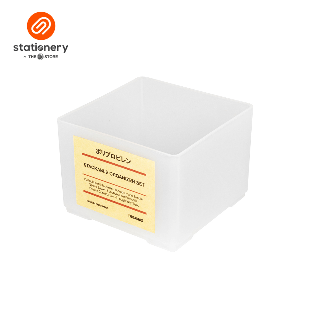 Stackable Organizer Block White 3 x 3 x 2 Inches-zoom-3