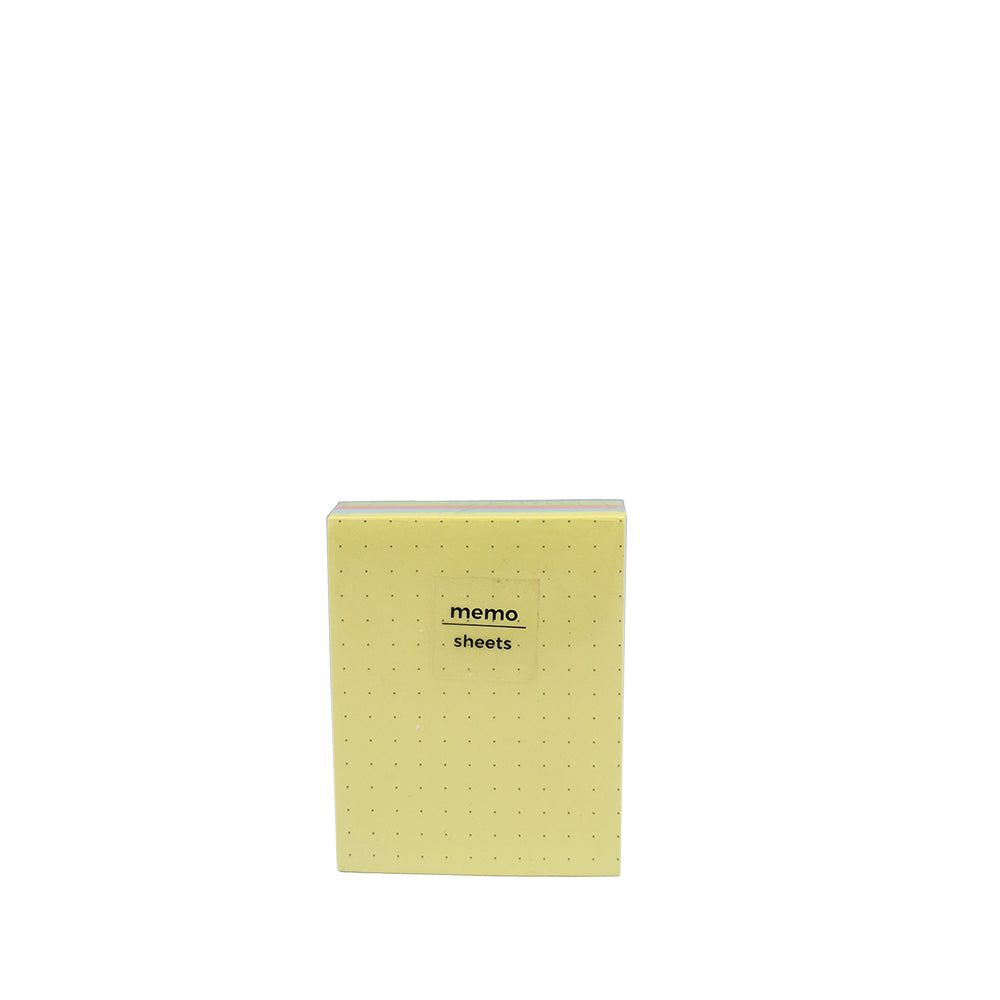 Padded Memo Pad Dotted Colored Large - 14x21cm