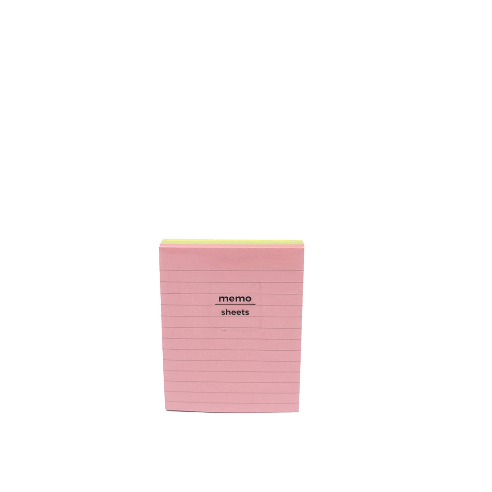 Padded Memo Pad Ruled Colored Large - 14x21cm