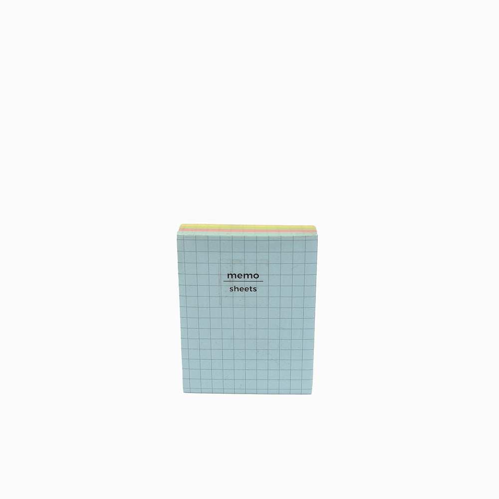 Padded Memo Pad Grid Colored Large - 14x21cm