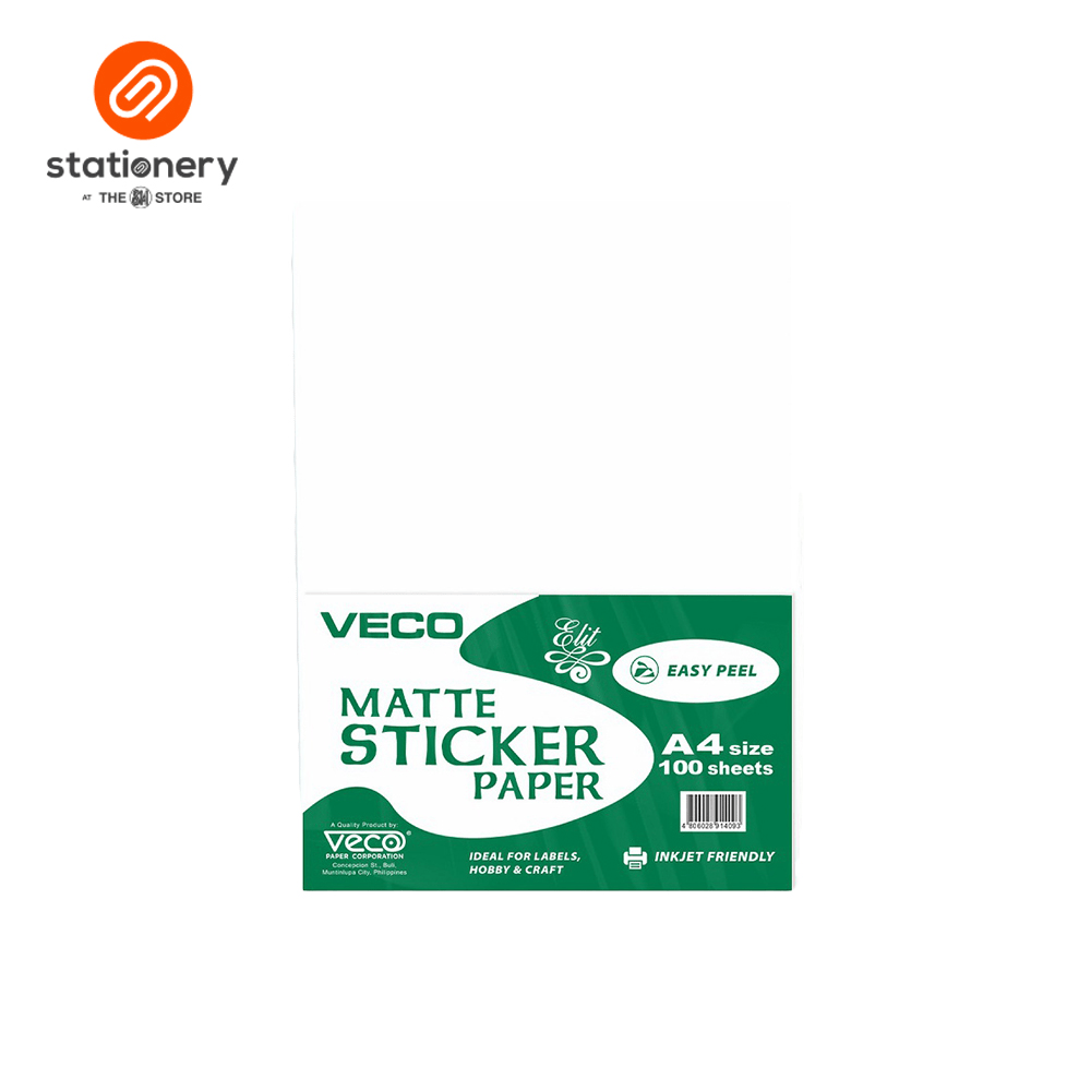 Elit Sticker Paper A4 100 Sheets per Pack