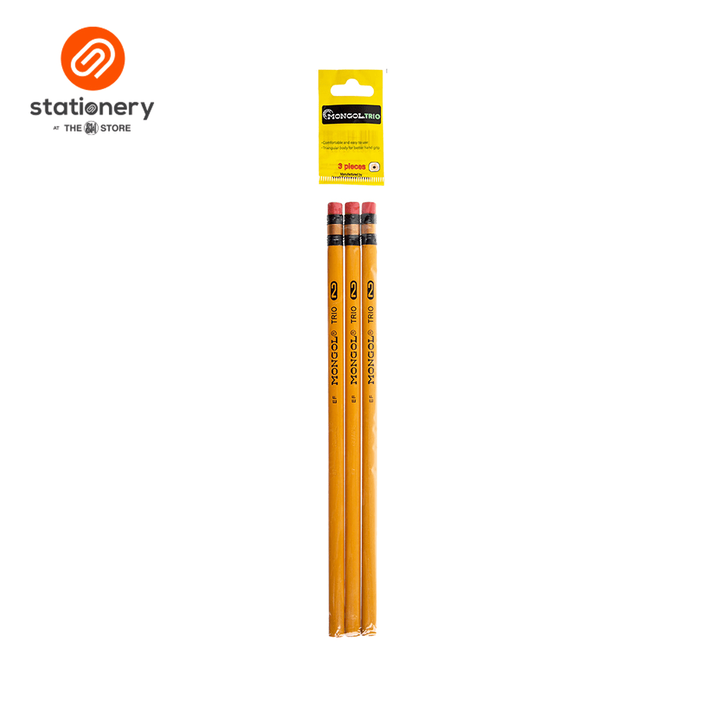 Mongol Pencil Trio No. 2 Pack of 3-zoom-1