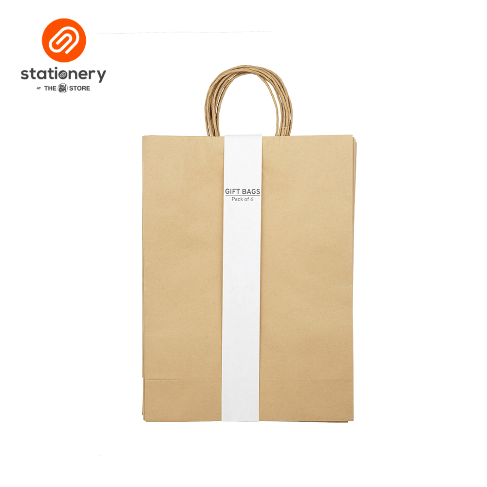 Kraft Bag 100gsm Pack of 6's SM Stationery