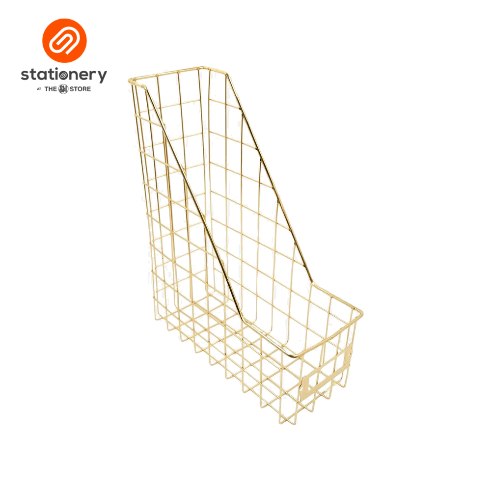 Magazine File Metal Mesh Material Gold