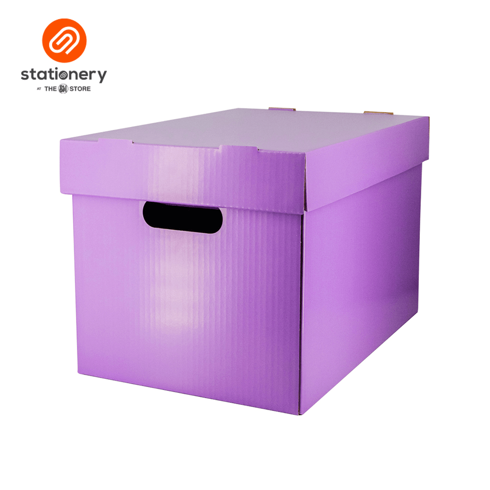 Glossy Storage Box Pastel Colors - 9.5x10x15"