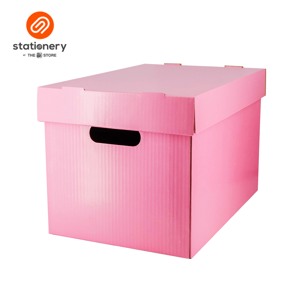 Glossy Storage Box Pastel Colors - 9.5x10x15"-3