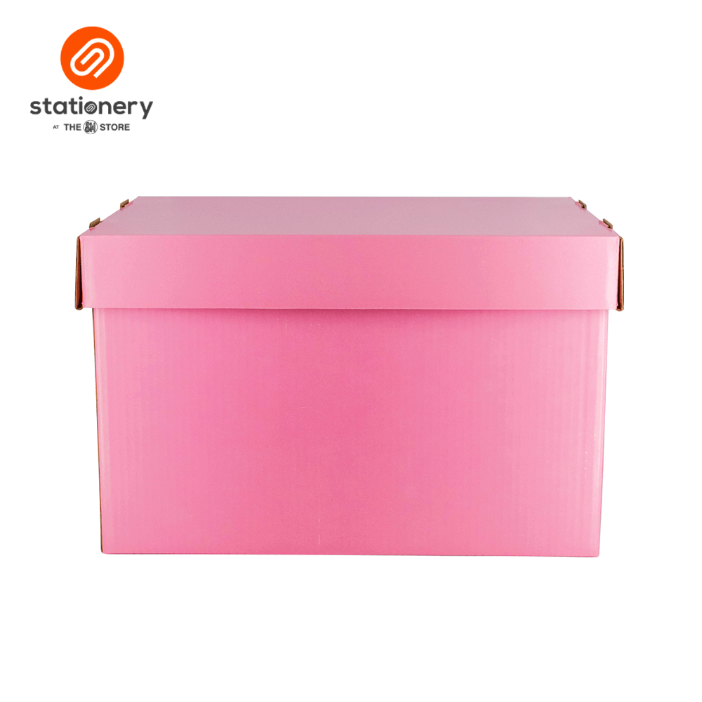 Glossy Storage Box Pastel Colors - 9.5x10x15"-4