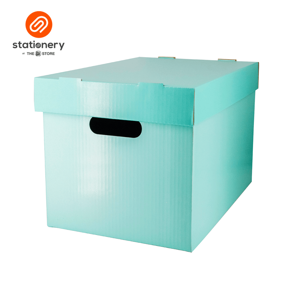 Glossy Storage Box Pastel Colors - 9.5x10x15