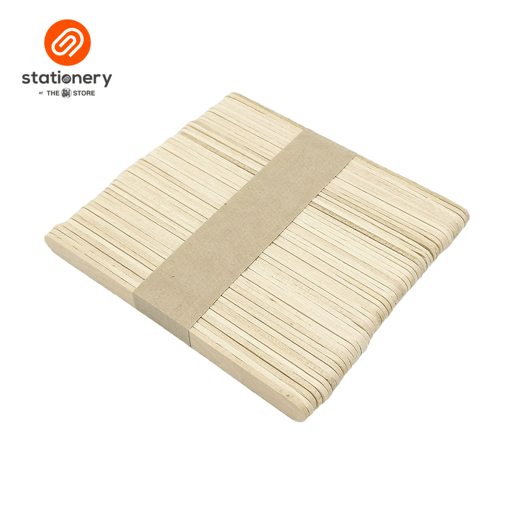 Natural Wooden Popsicle Sticks Pack of 50-2