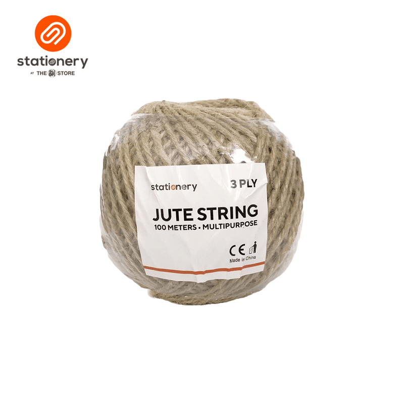 Multi Purpose Jute String Natural Color 100m 3 Ply-zoom-