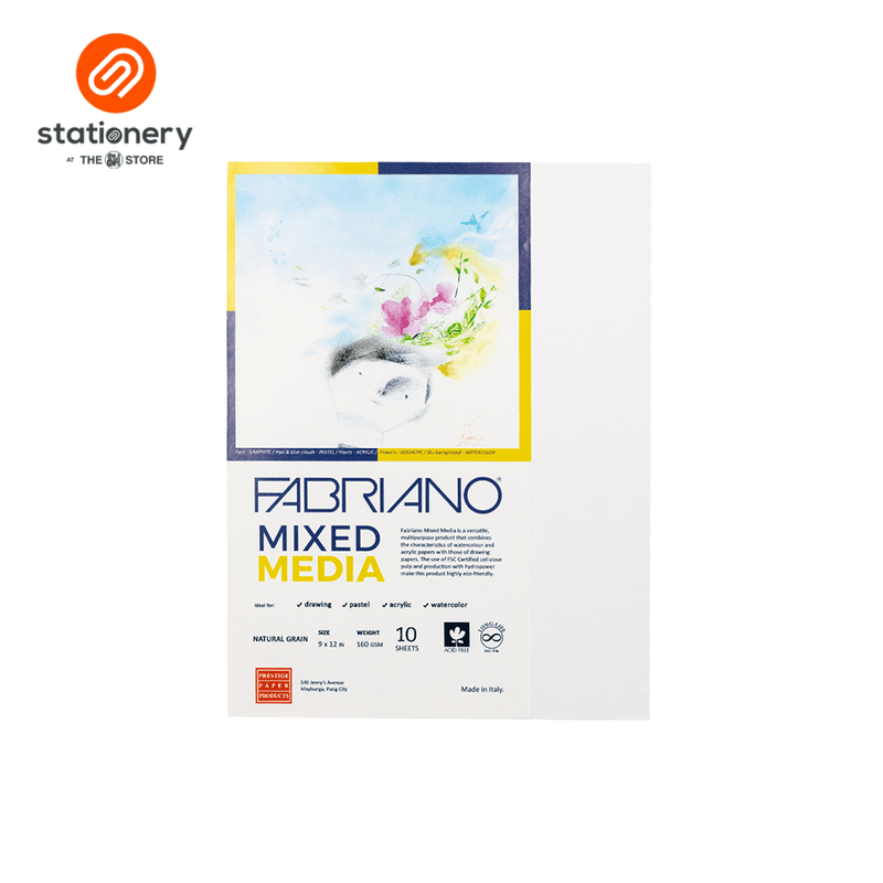 Fabriano Mixed Media Sheets 9X12"-zoom-