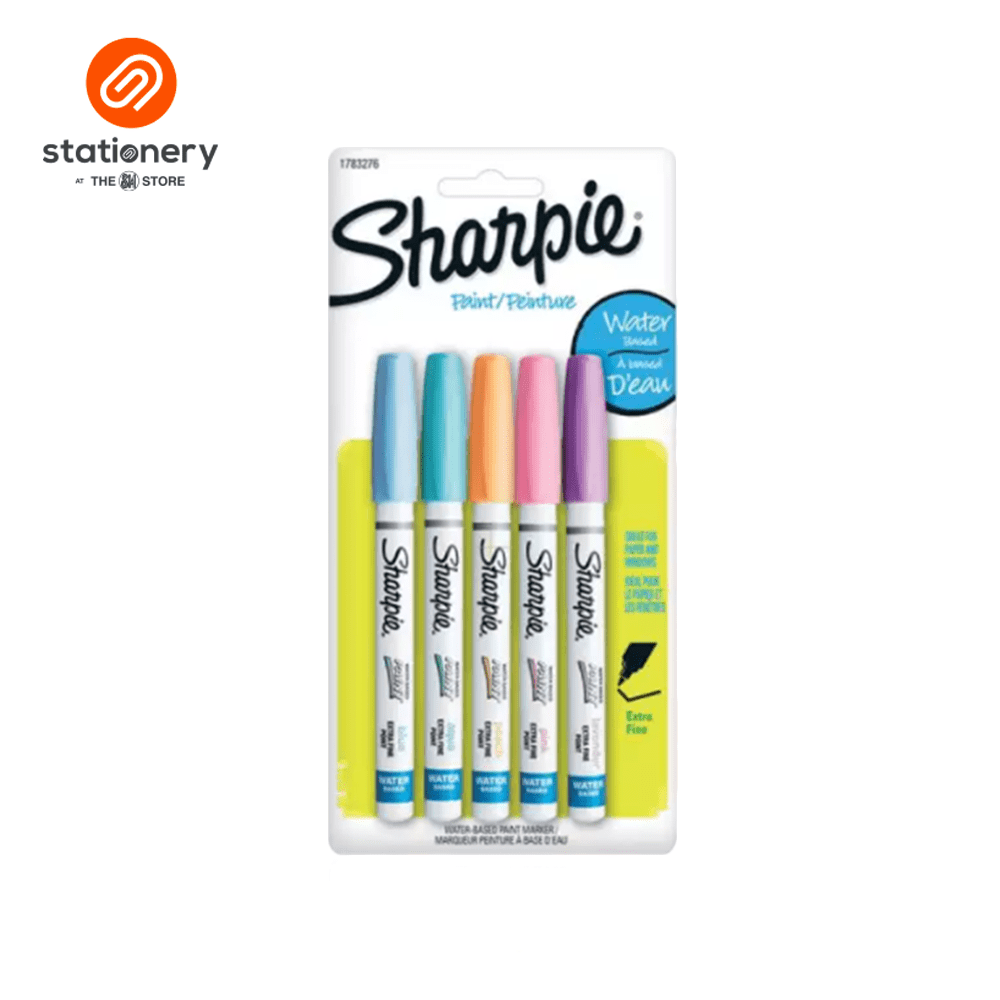 Sharpie Water Based Paint Extra Fine Tip Pack of 5-2