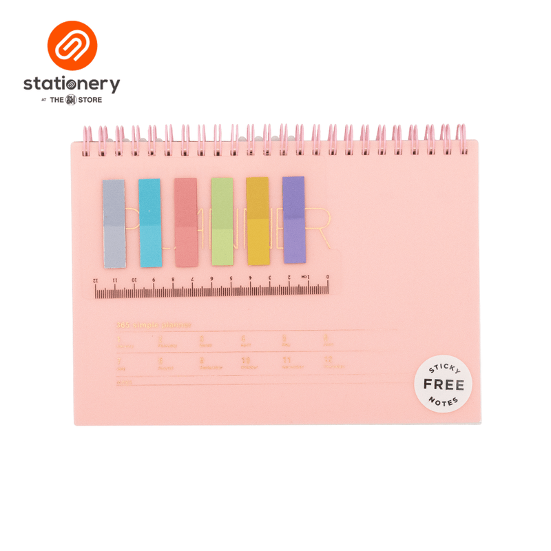 Stationery Spiral Undated Planner A5-zoom-