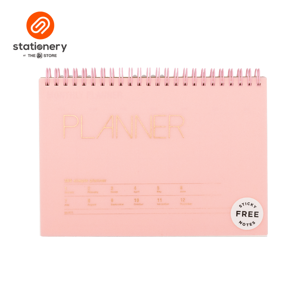 Stationery Spiral Undated Planner A5-5
