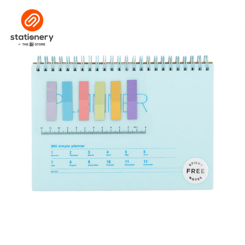 Stationery Spiral Undated Planner A5-zoom-