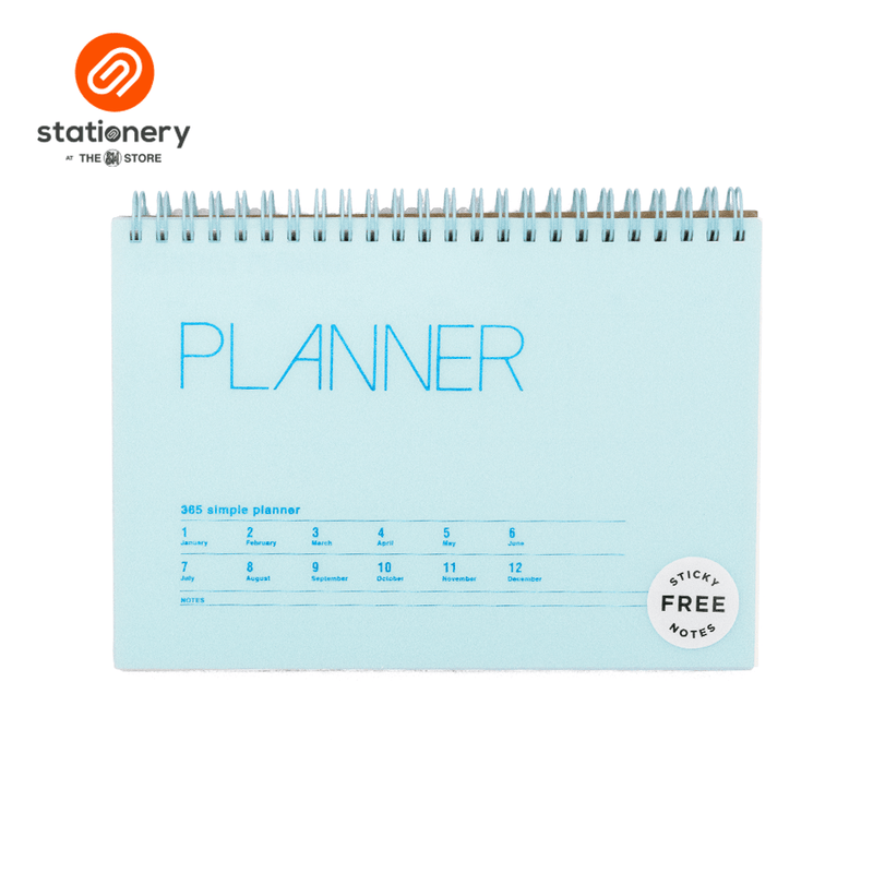 Stationery Spiral Undated Planner A5-zoom-