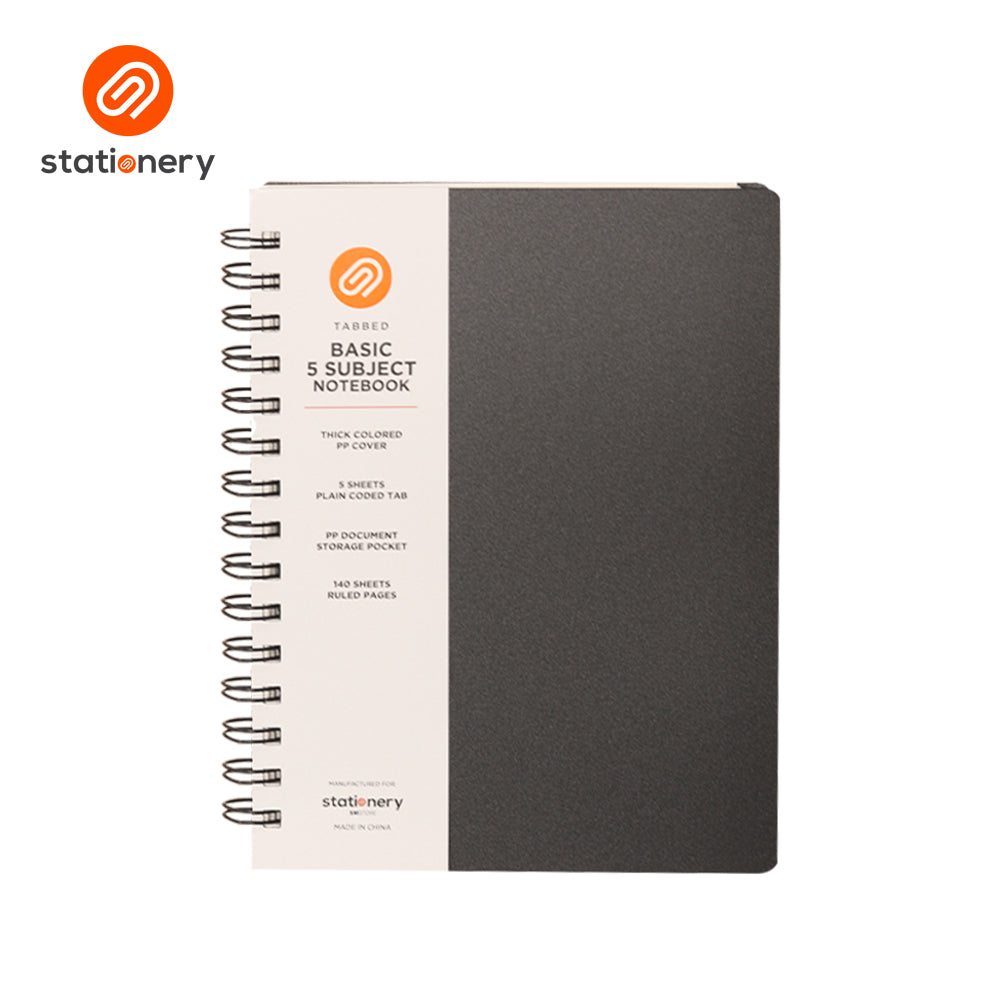 Stationery 5 Subject Notebook - Frosted-zoom-2