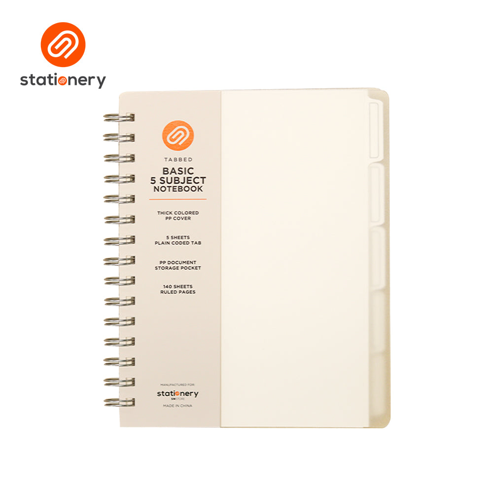 Stationery 5 Subject Notebook - Frosted-zoom-6
