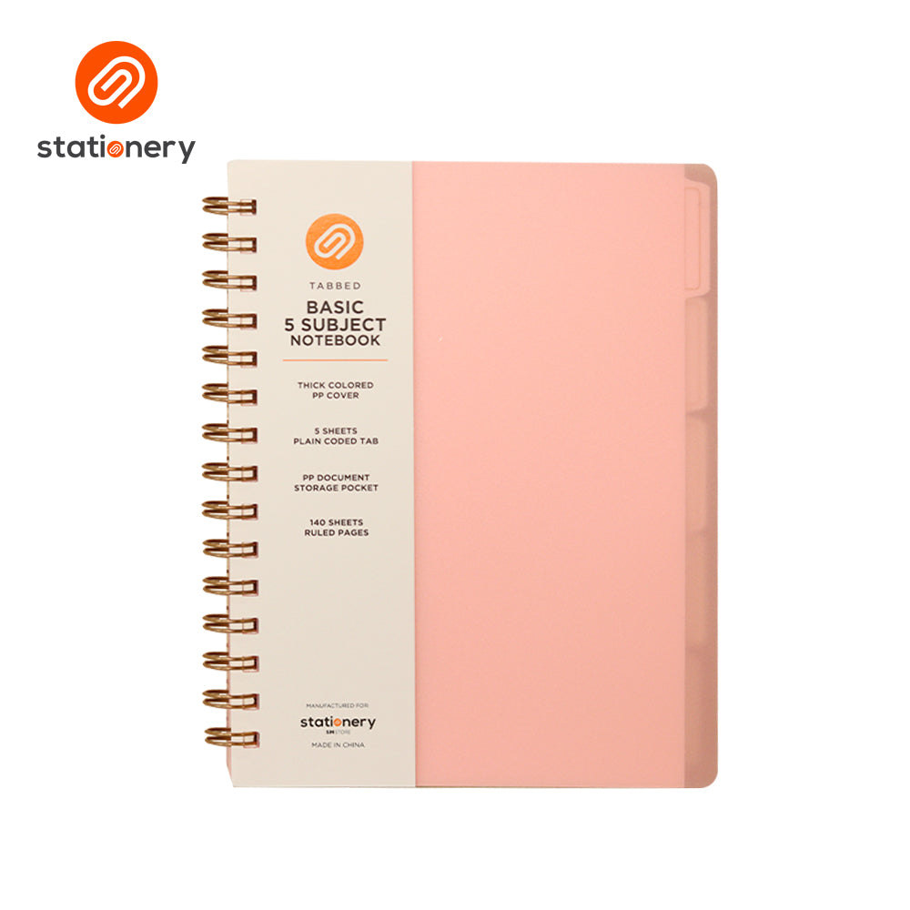 Stationery 5 Subject Notebook - Frosted-zoom-7