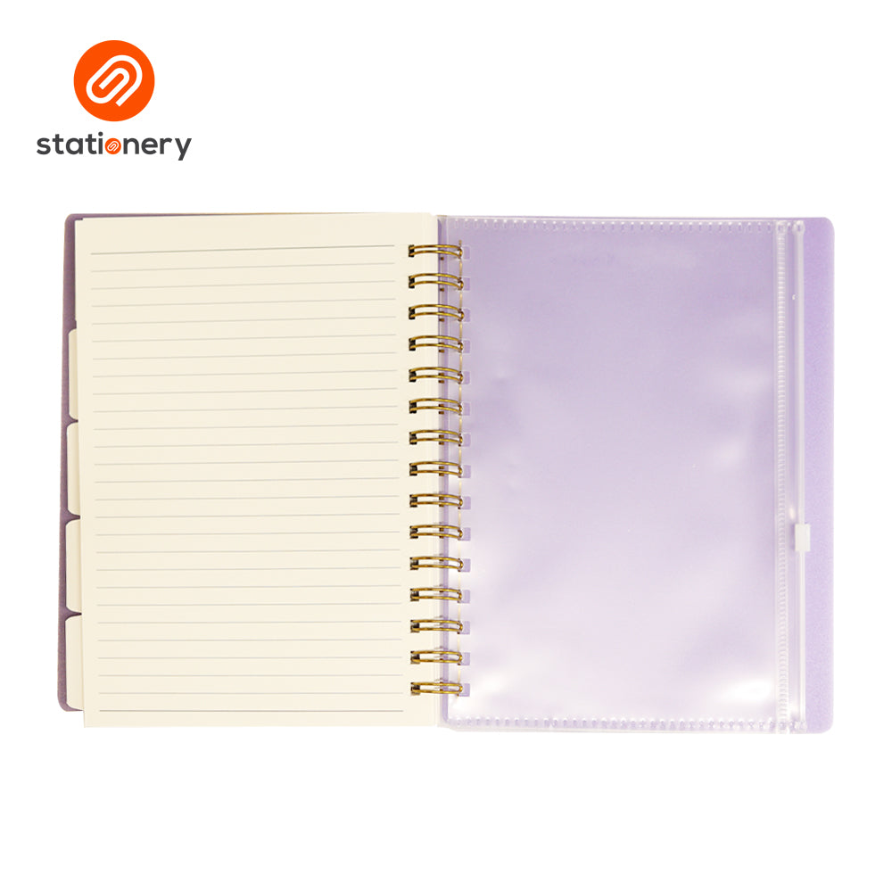 Stationery 5 Subject Notebook - Frosted-5