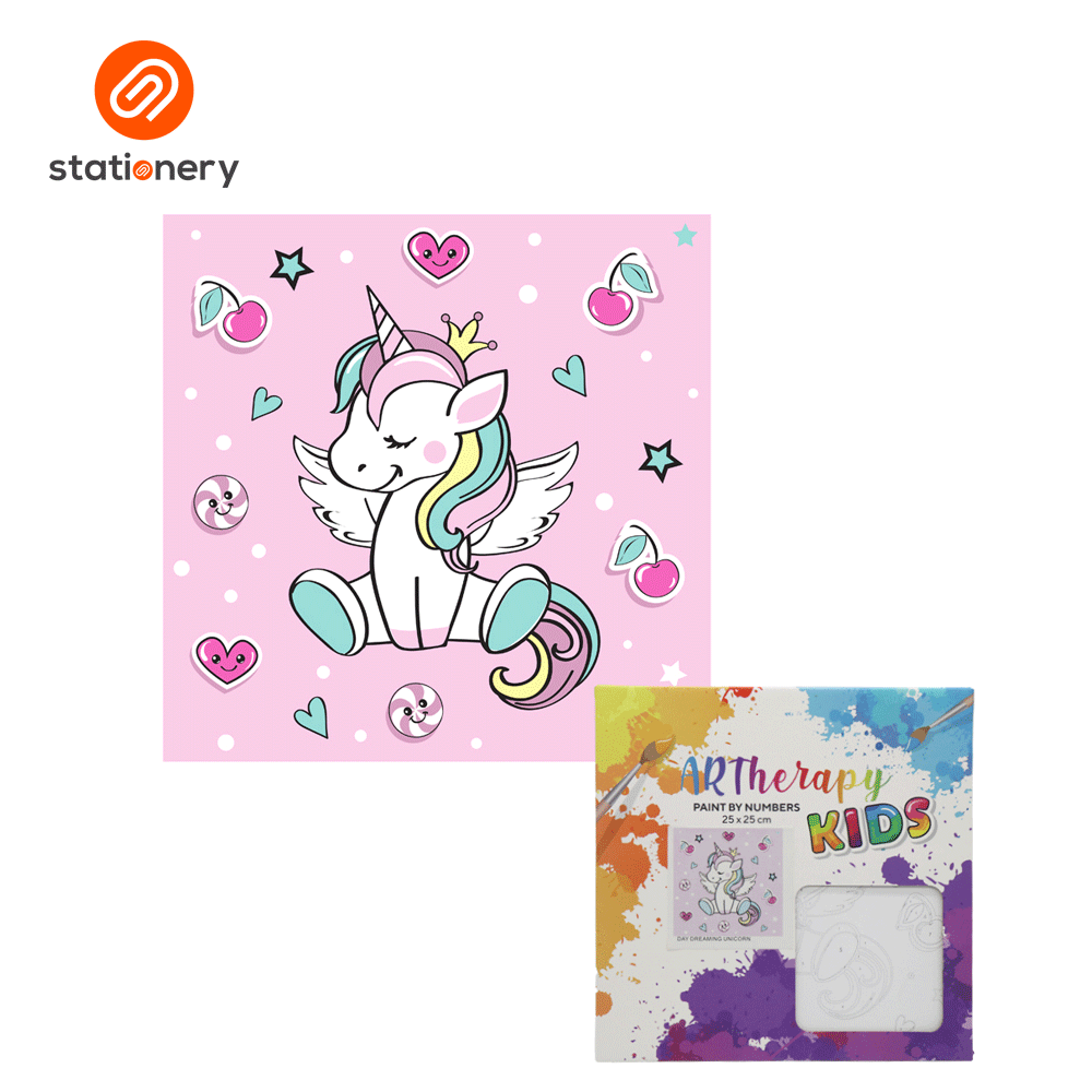 Paint by Numbers Kit for Kids Pink Unicorn